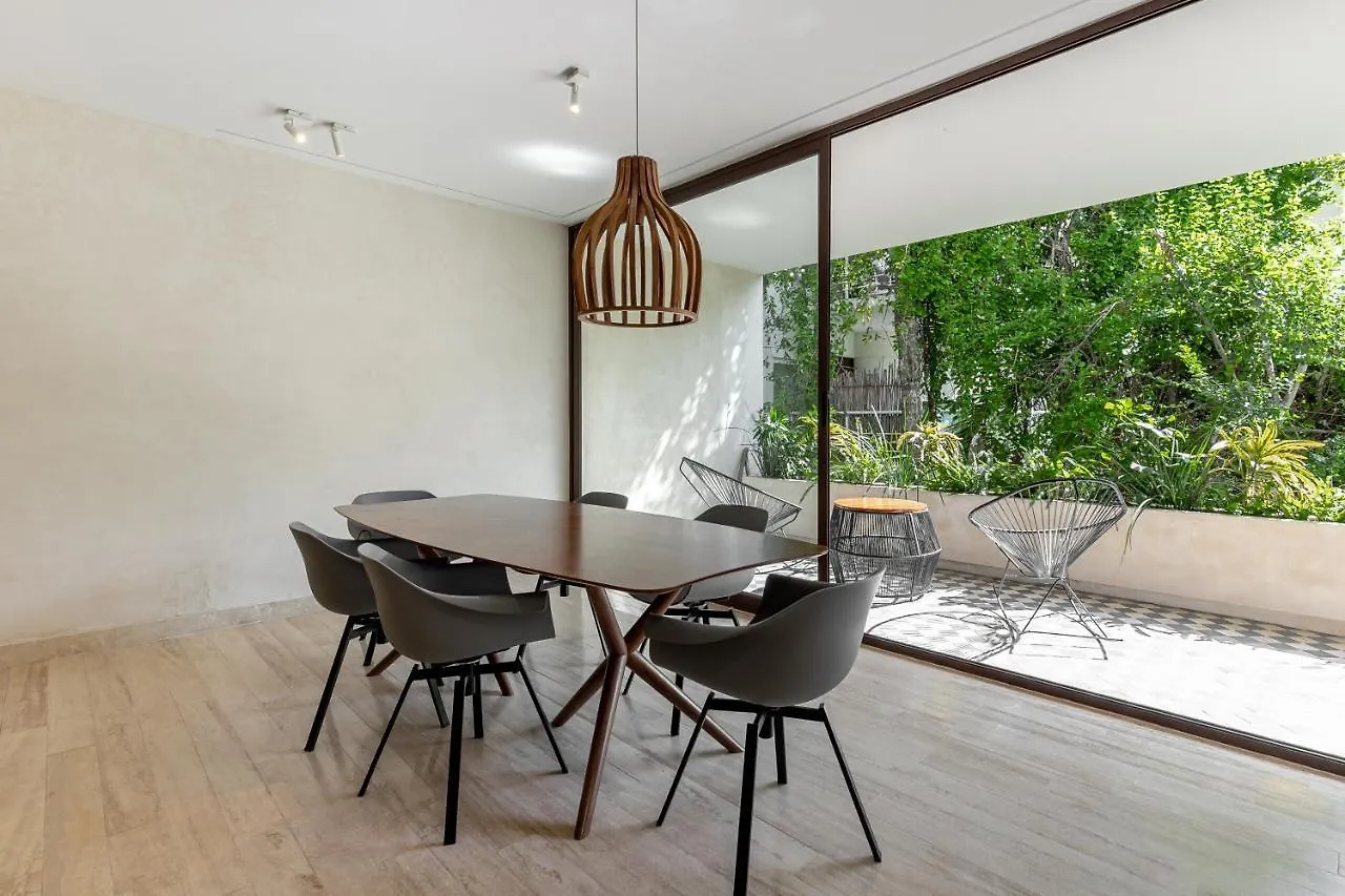 204 Hidden Gem Apartment In The Heart Of Tulum W/ Huge Private Terrace And Pool For 6 Pax
