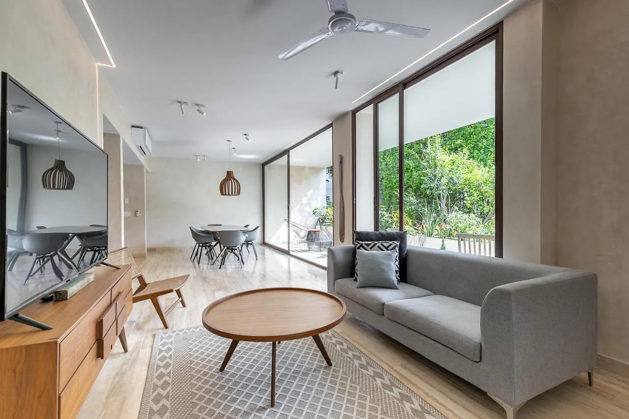 204 Hidden Gem Apartment In The Heart Of Tulum W/ Huge Private Terrace And Pool For 6 Pax Mexico